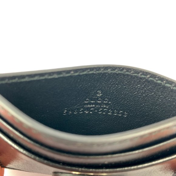 Gucci GG Marina Card Holder in Black ALL ITEMS IN MY CLOSET ARE AUTHENTIC 🥰 - Picture 8 of 10